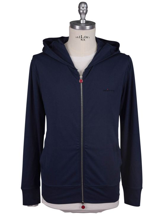 Kiton Kiton Blue Cotton Tracksuit Blue 001