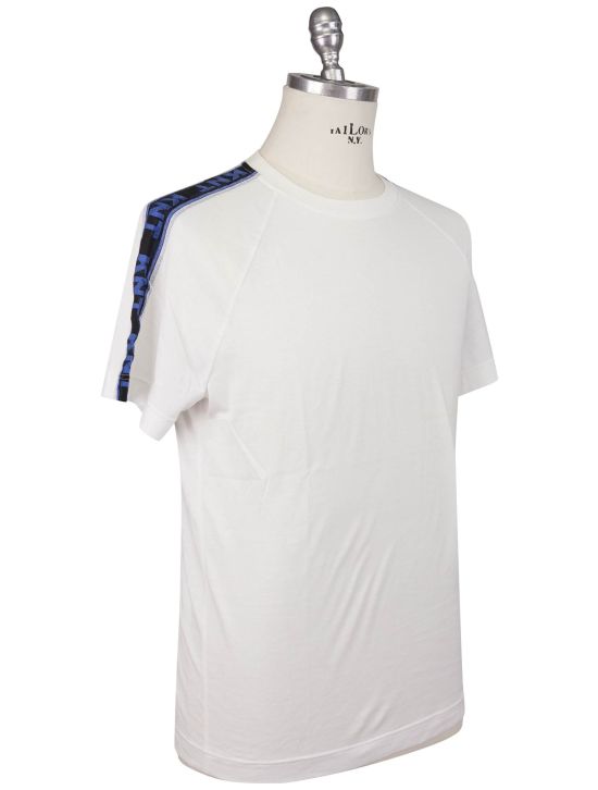 KNT Kiton Knt White Cotton T-Shirt White 001