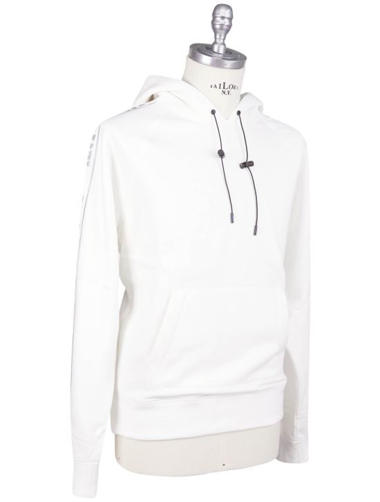 KNT Kiton Knt White Cotton Sweater White 001