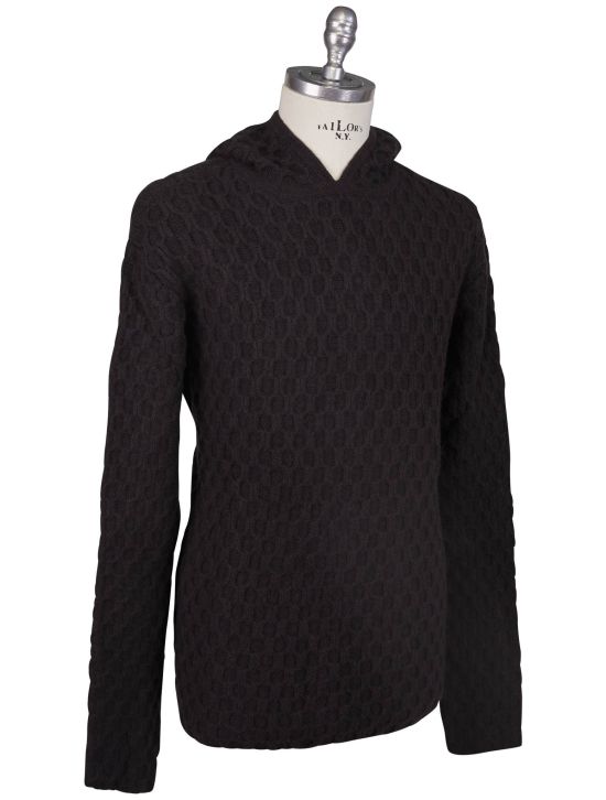 KNT Kiton Knt Brown Wool Cashmere Sweater Brown 001