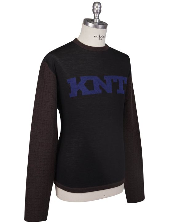 KNT Kiton Knt Multicolor Wool Cashmere Sweater Crewneck Multicolor 001