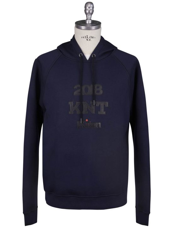 KNT Kiton Knt Blue Viscose EA Sweater Blue 000