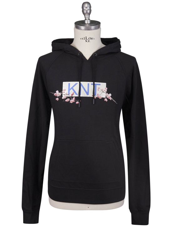 KNT Kiton Knt Black Cotton Sweater Black 000