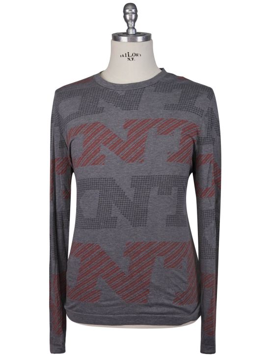 KNT Kiton Knt Multicolor Cotton Sweater Crewneck Multicolor 000