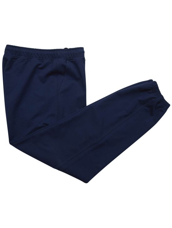 KNT Kiton KNT Blue Cotton Ea Pants Blue 000