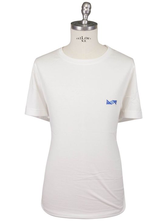 KNT Kiton Knt White Cotton T-Shirt White 000