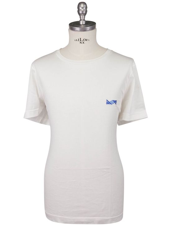 KNT Kiton Knt White Cotton T-Shirt White 000