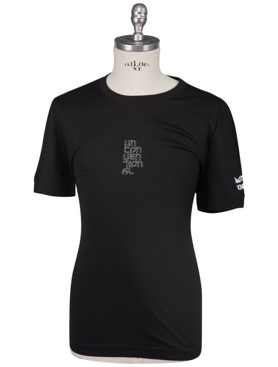 KNT Kiton Knt Black Cotton T-Shirt Black 000