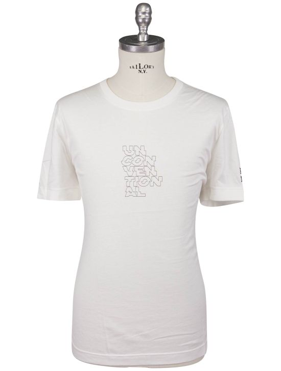 KNT Kiton Knt White Cotton T-Shirt White 000