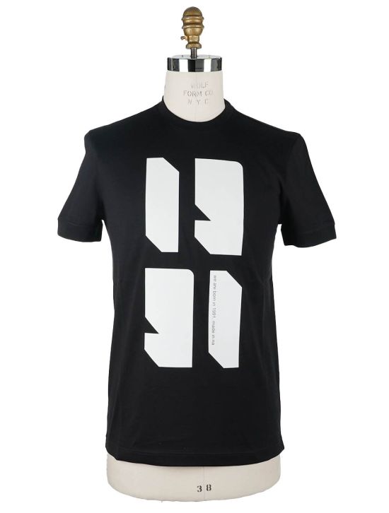 KNT Knt Kiton Black Cotton T-shirt Black 000