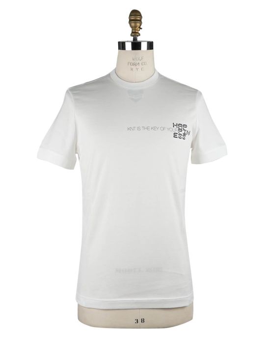 KNT KNT Kiton White Cotton T-Shirt White 000