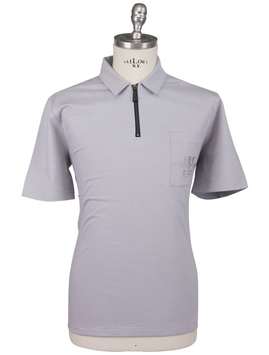 KNT Kiton Knt Gray Cotton EA Polo Gray 000