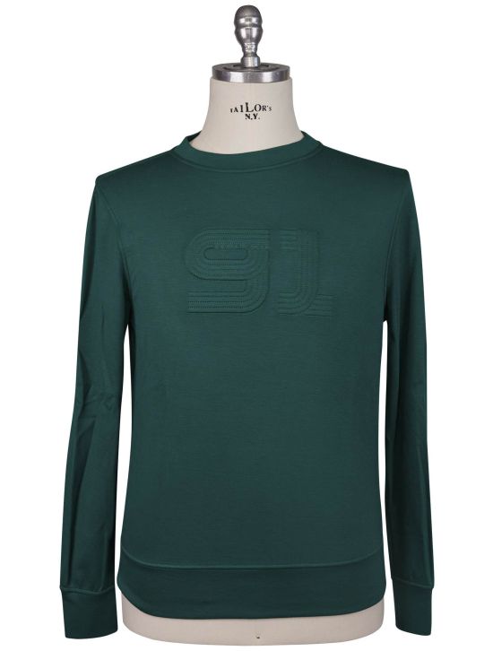 KNT Kiton Knt Green Viscose Ea Sweater Crewneck Green 000