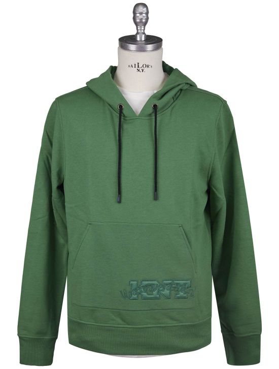 KNT Kiton Knt Green Cotton Sweater Green 000