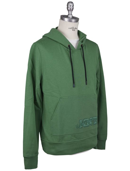 KNT Kiton Knt Green Cotton Sweater Green 001