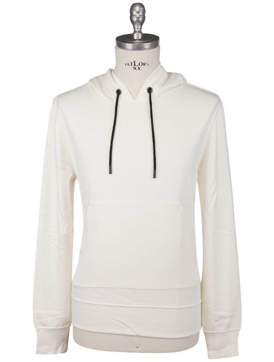 KNT Kiton Knt White Viscose Ea Sweater White 000