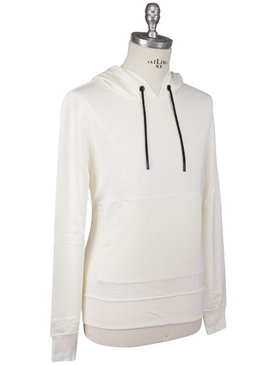 KNT Kiton Knt White Viscose Ea Sweater White 001