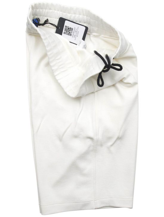 KNT Kiton KNT White Viscose Ea Pants White 001