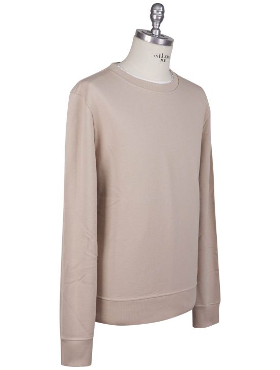 KNT Kiton Knt Beige Cotton Sweater Crewneck Beige 001