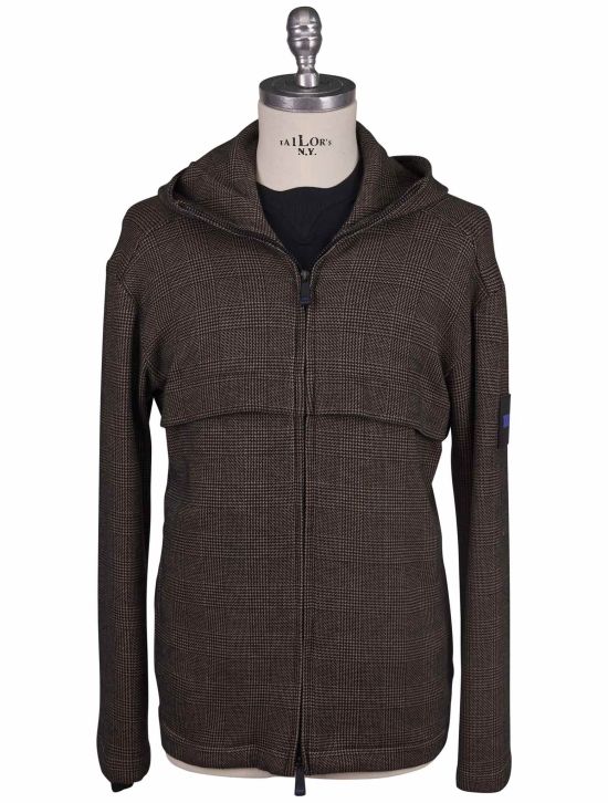 KNT Kiton knt Brown Cashmere Cotton Sweatshirt Brown 000