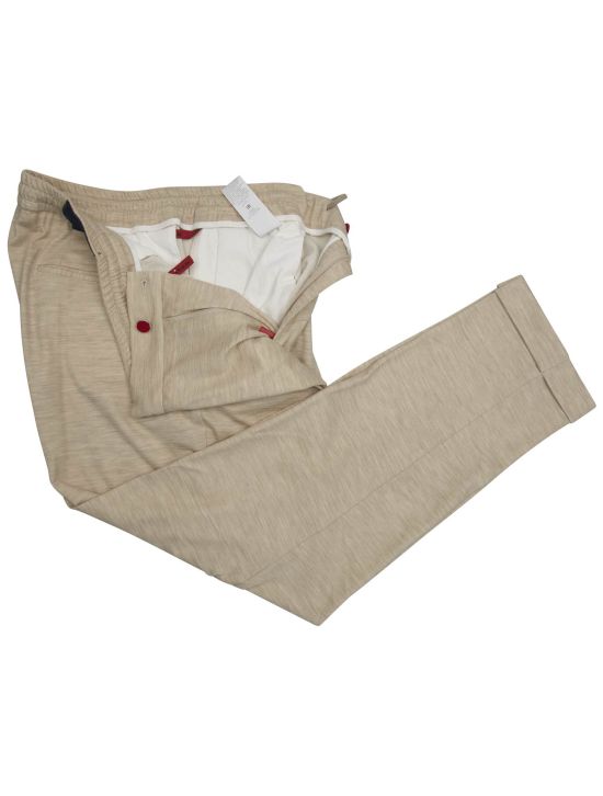 Kiton Kiton Beige Wool Ea Pants Beige 001