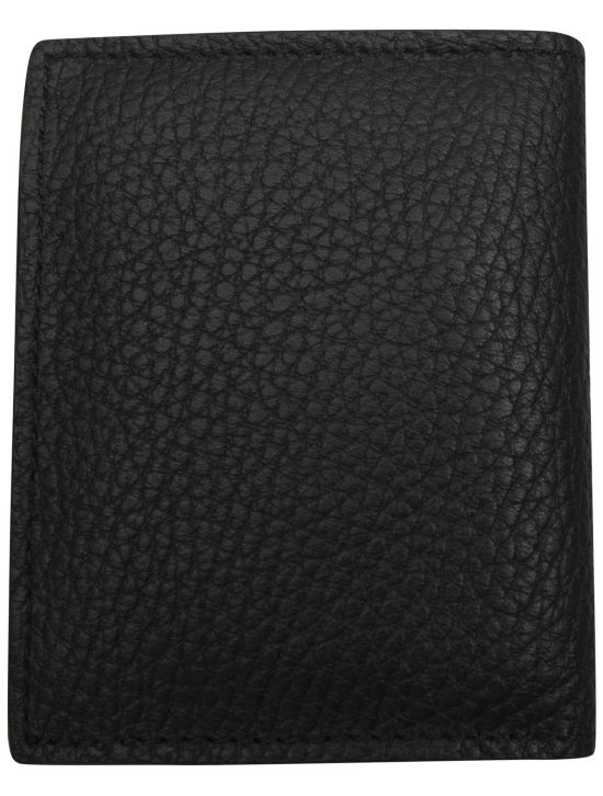 Kiton Kiton Black Leather Wallet Black 001