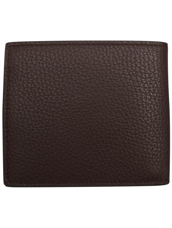 Kiton Kiton Brown Leather Wallet Brown 001