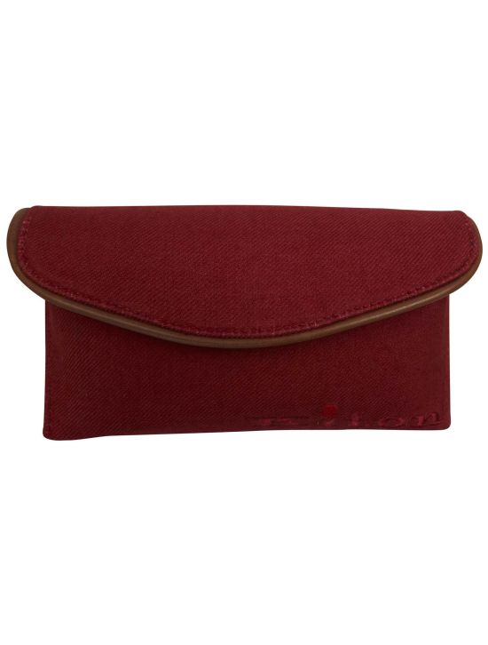 Kiton Kiton Red Cashmere Eyeglasses Holder Red 000