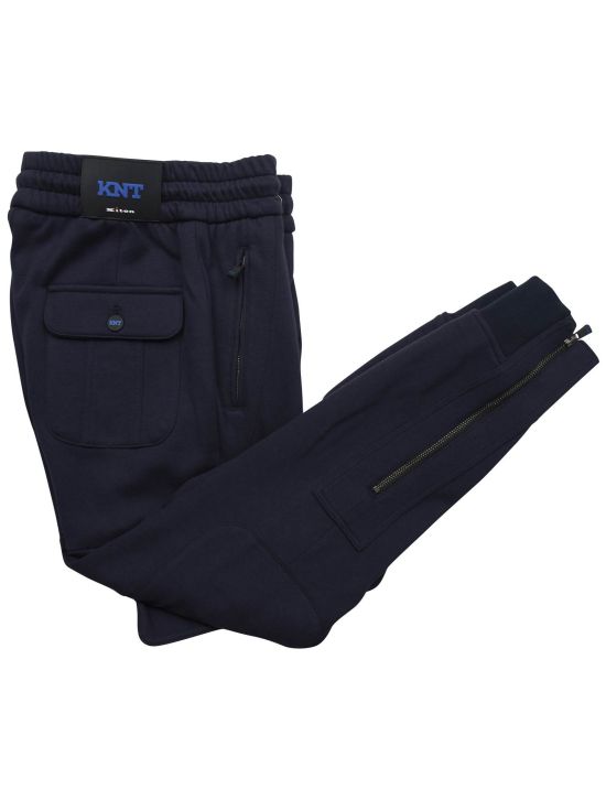 KNT Kiton KNT Cotton Pa Cargo Pants Blue 000