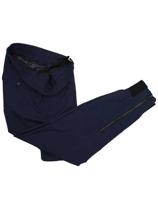 KNT Kiton KNT Blue Pa Ea Cargo Pants Blue 001