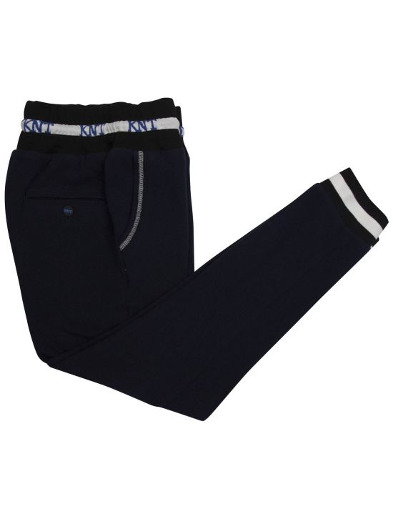 KNT Kiton KNT Blue Cashmere Vi Wool Pants Blue 000