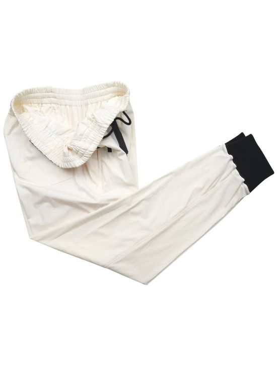 KNT Kiton KNT White Pa Ea Pants White 001