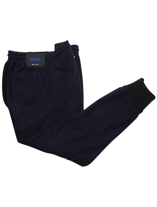 KNT Kiton KNT Blue Wool Cashmere Pants Blue 000