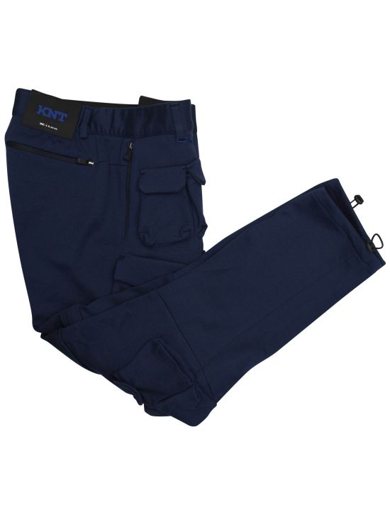 KNT Kiton KNT Blue Virgin Wool Pa Cargo Pants Blue 000