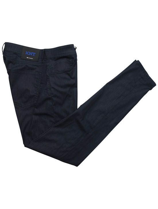 KNT Kiton KNT Blue Cotton Pa Ea Pants Blue 000