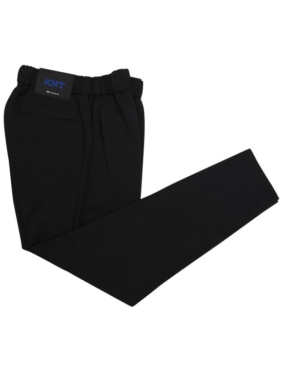 KNT Kiton KNT Black Wool Pa Ea Pants Black 000