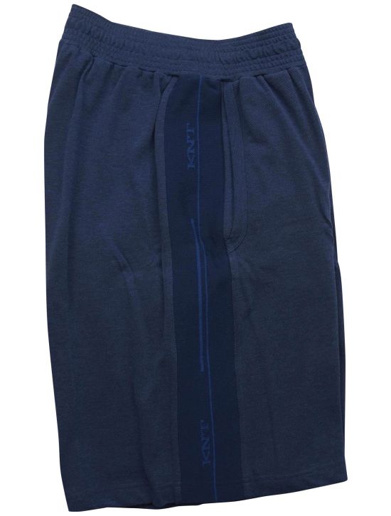 KNT Kiton KNT Cotton Short Pants Blue 000