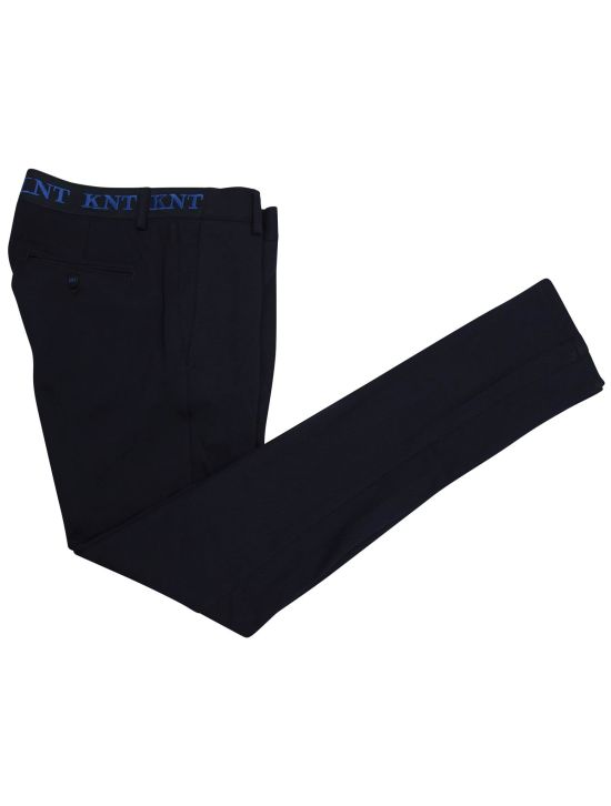 KNT Kiton Knt Blue Cotton Pants Blue 000