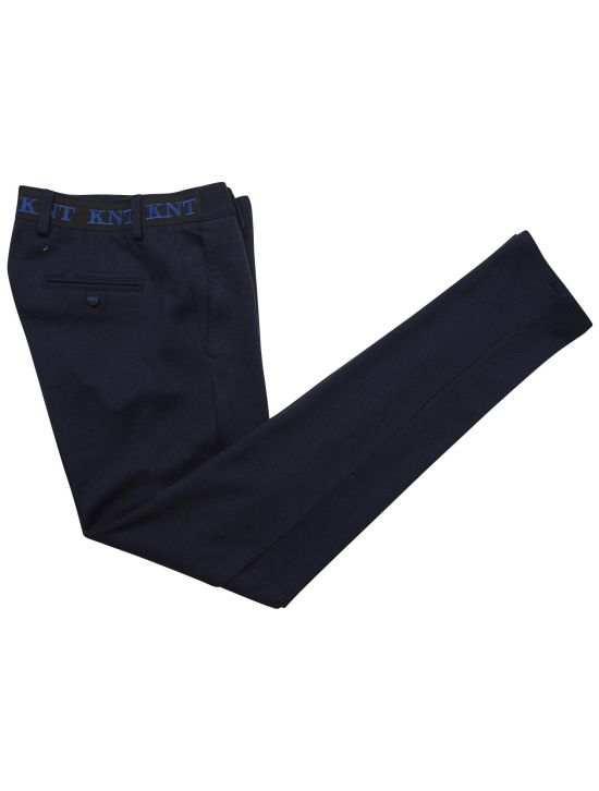 KNT Kiton KNT Cotton Cashmere Silk Pa Pants Blue 000