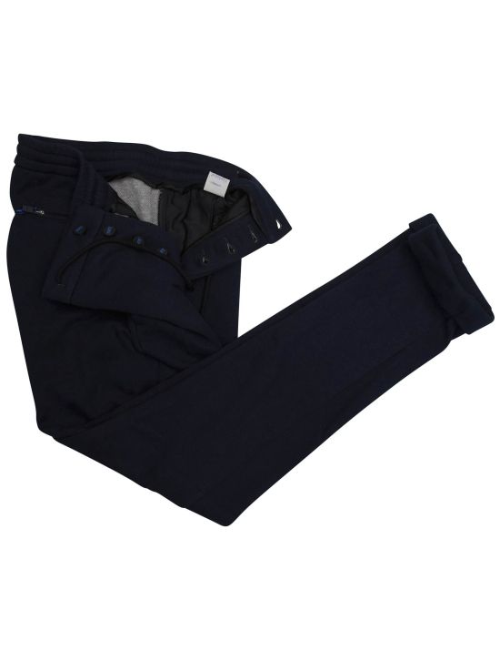 KNT Kiton KNT Blue Cotton Pa Pants Blue 001