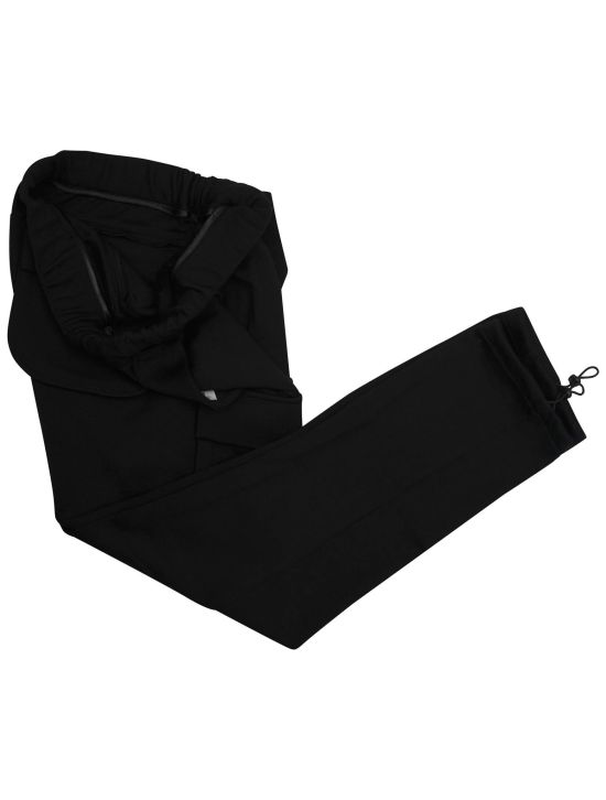 KNT Kiton KNT Black Pa Ea Pants Black 001