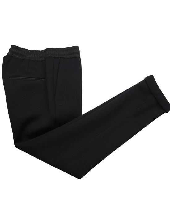 KNT Kiton KNT Black Modal Pants Black 000