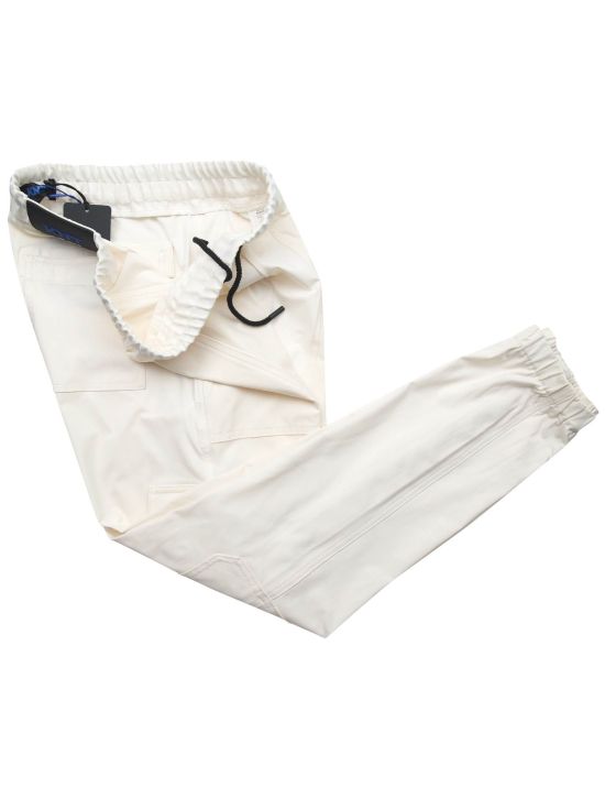 KNT Kiton KNT White Pa Ea Pants White 001