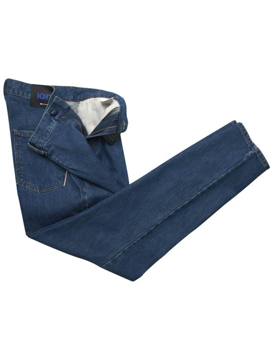 KNT Kiton KNT Blue Cotton Pa Jeans Blue 001