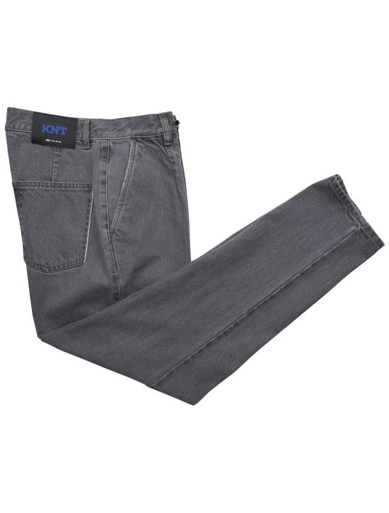 KNT Kiton KNT Gray Cotton Pa Jeans Gray 000