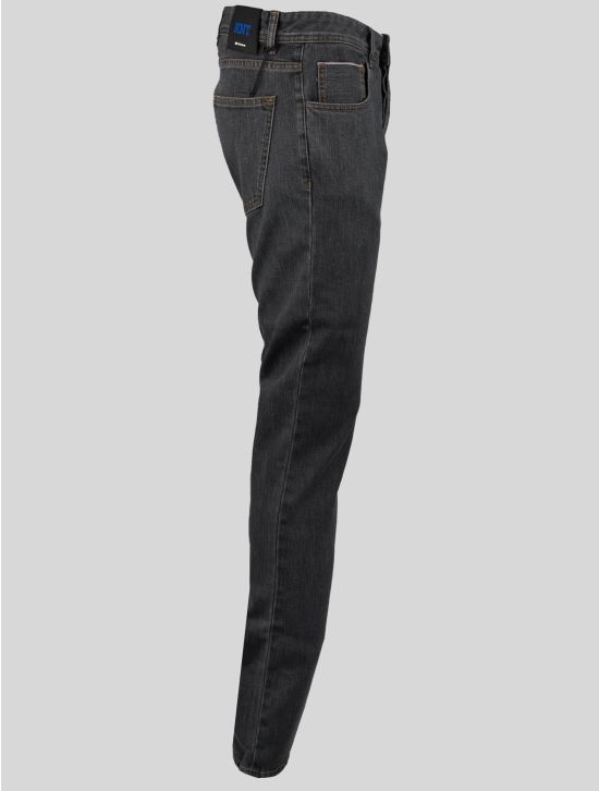 KNT KNT Kiton Gray Cotton Pe Jeans Gray 001