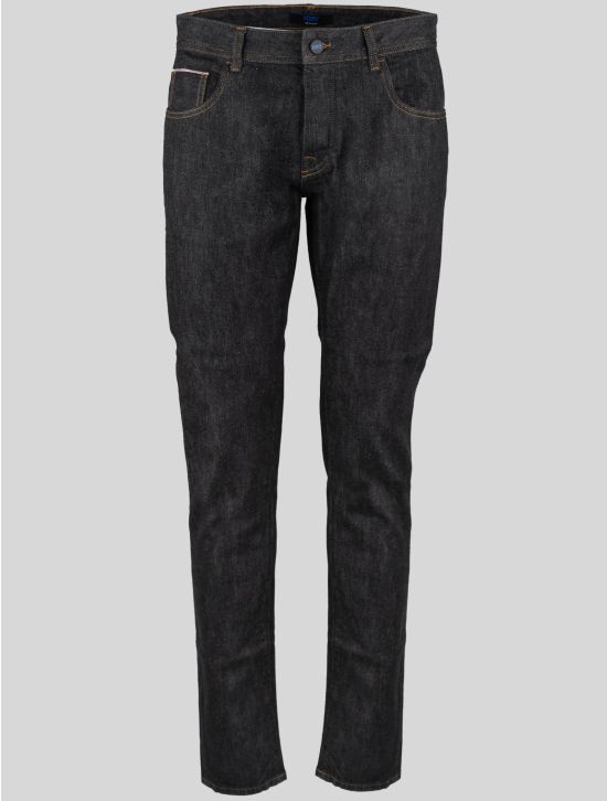 KNT KNT Kiton Black Cotton Pe Jeans Black 000