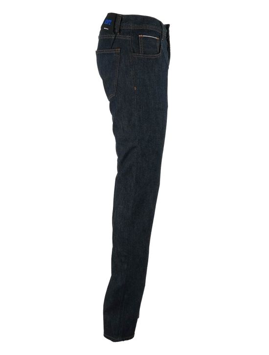 KNT KNT Kiton Dark Blue Cotton Pe Jeans Dark Blue 001