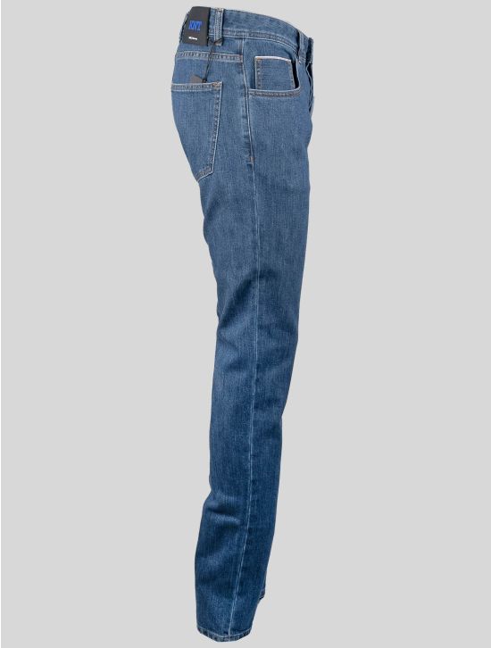 KNT KNT Kiton Blue Cotton Pe Jeans Blue 001