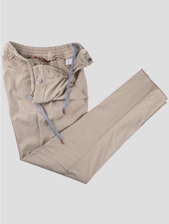 Kiton Kiton Beige Cotton Silk Ea Pants Beige 001